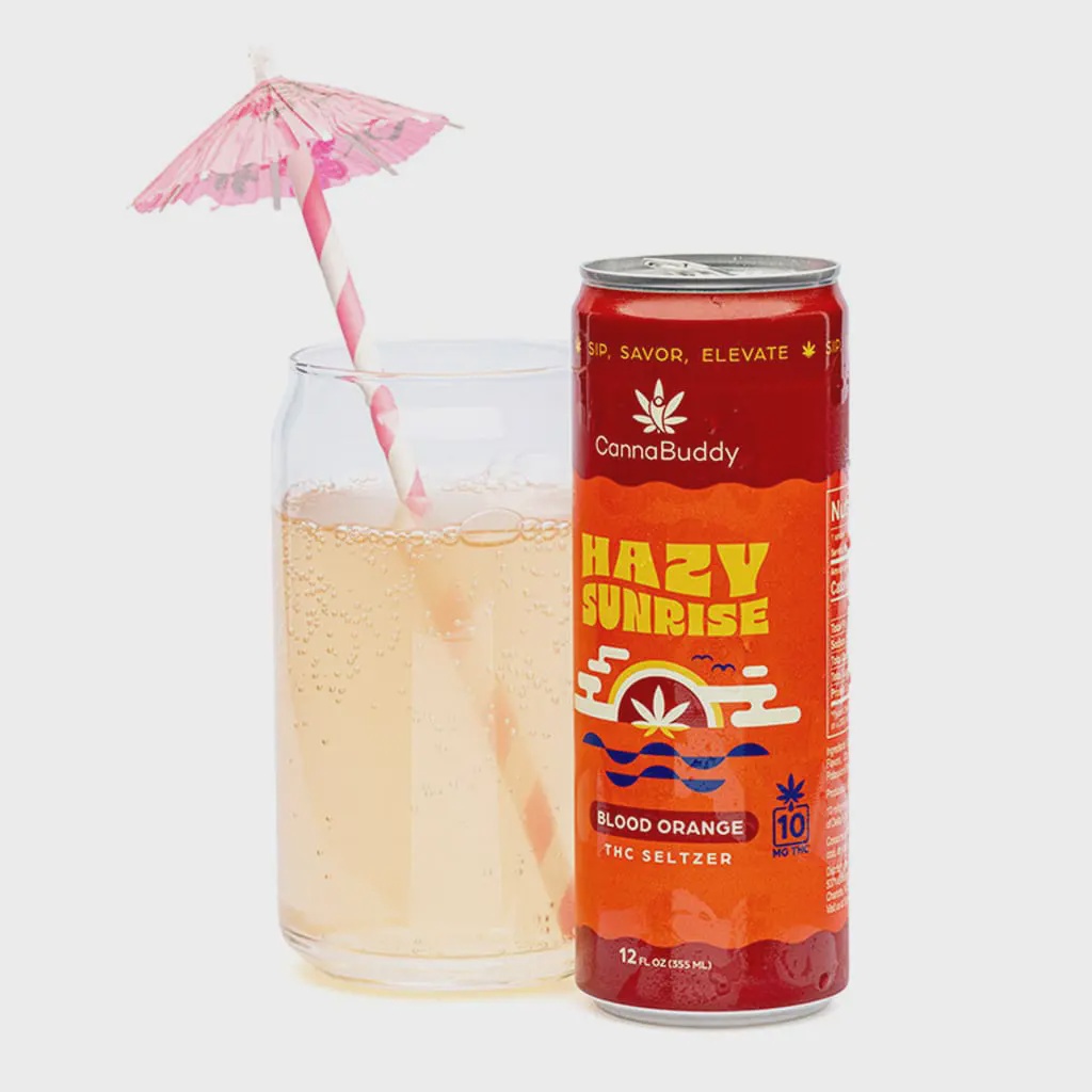 CannaBuddy Delta 9 THC Seltzer - Hazy Sunrise